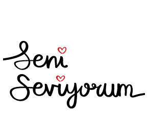 Seni Seviyorum Kartı - 1
